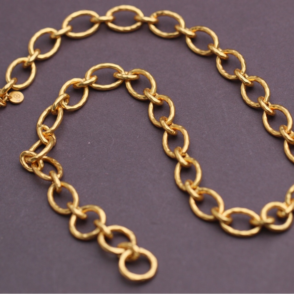 Julie Vos Gold Catalina Demi Link Necklace - Picture 6 of 6